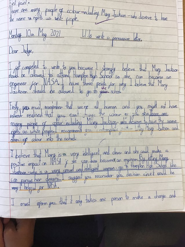 Image of Year 5 Persuasive Letters